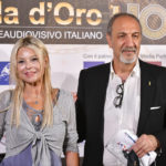 la giornalista RAI Giovanna Ventura con Enzo De Camillis